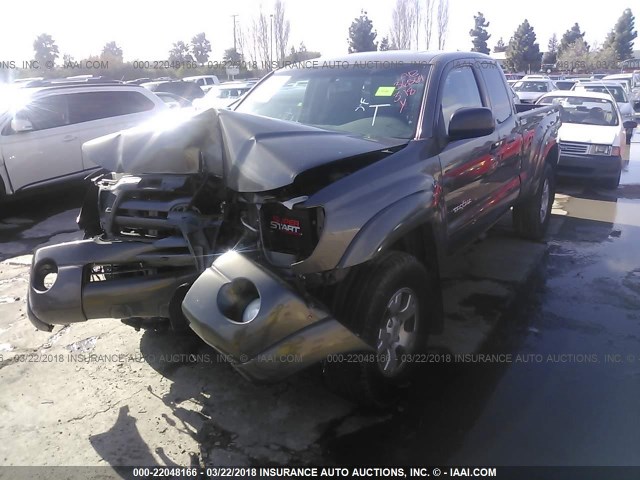 5TETU62N79Z658327 - 2009 TOYOTA TACOMA PRERUNNER ACCESS CAB GRAY photo 2