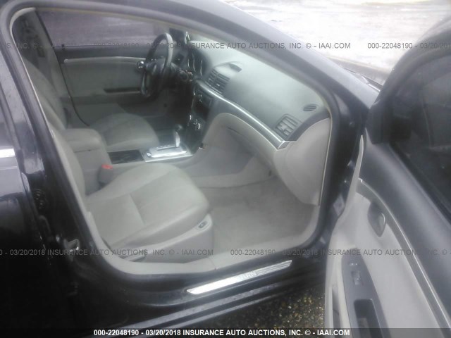 1G8ZS57B89F167393 - 2009 SATURN AURA XE BLACK photo 5