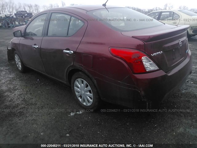 3N1CN7AP7GL860626 - 2016 NISSAN VERSA S/S PLUS/SV/SL RED photo 3