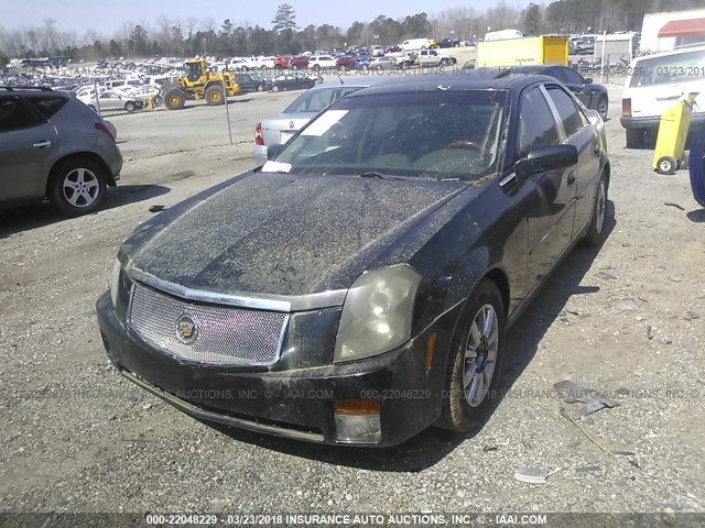 1G6DM57N630106884 - 2003 CADILLAC CTS BLACK photo 2