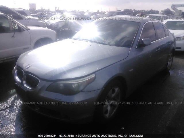 WBANE53537CY05072 - 2007 BMW 525 I GRAY photo 1