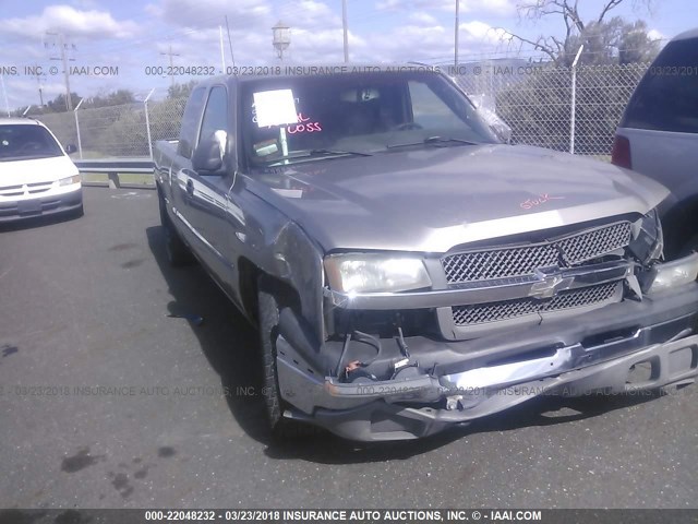 2GCEC19X531363695 - 2003 CHEVROLET SILVERADO C1500 SILVER photo 1