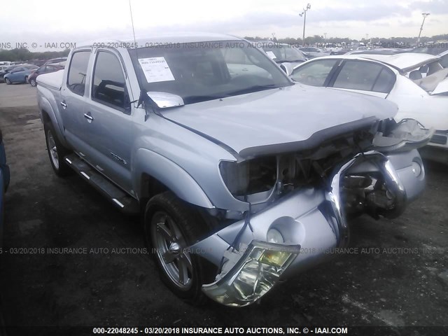 3TMJU62N17M043905 - 2007 TOYOTA TACOMA DOUBLE CAB PRERUNNER SILVER photo 1