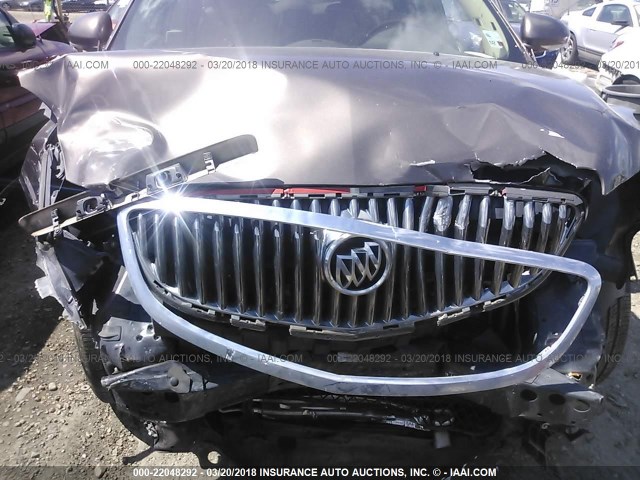 5GALRBED1AJ102351 - 2010 BUICK ENCLAVE CXL ყავისფერი ფოტო 10