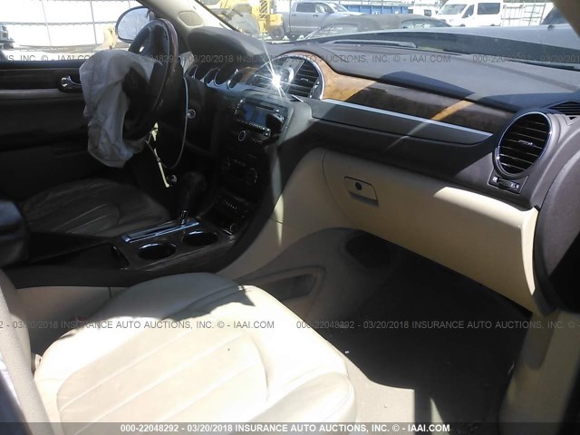 5GALRBED1AJ102351 - 2010 BUICK ENCLAVE CXL ყავისფერი ფოტო 5
