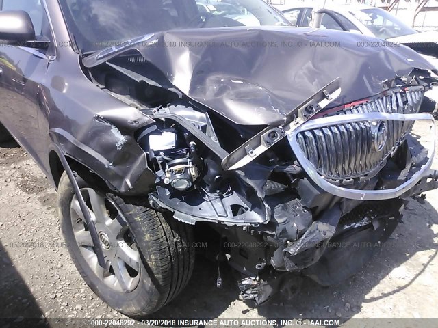 5GALRBED1AJ102351 - 2010 BUICK ENCLAVE CXL ყავისფერი ფოტო 6