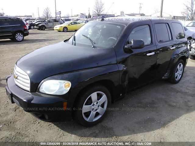 3GNDA13DX7S587420 - 2007 CHEVROLET HHR LS BLACK photo 2