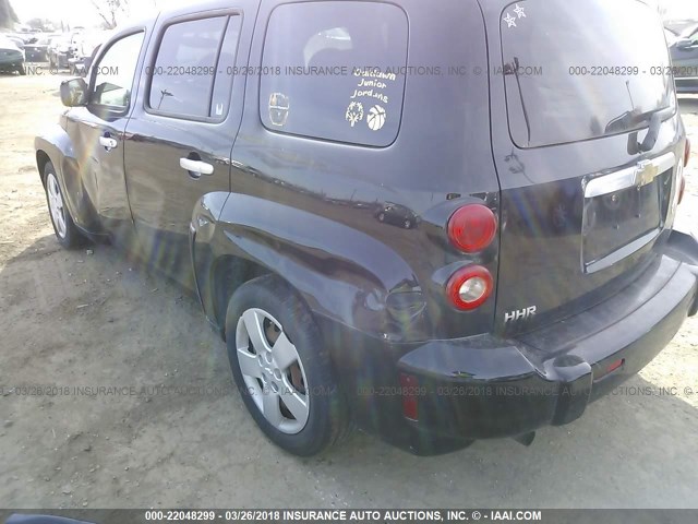 3GNDA13DX7S587420 - 2007 CHEVROLET HHR LS BLACK photo 6