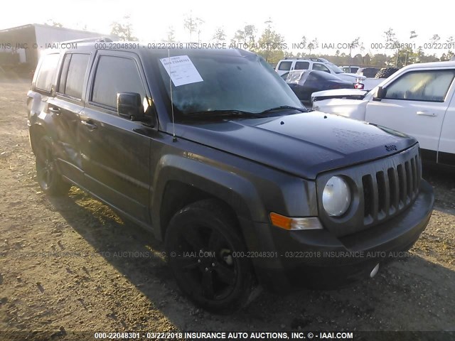 1C4NJPBA9FD350312 - 2015 JEEP PATRIOT SPORT GRAY photo 1