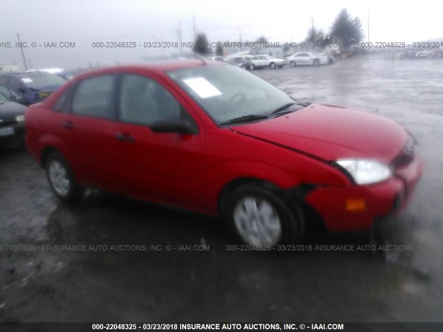 1FAFP34N97W214253 - 2007 FORD FOCUS ZX4/S/SE/SES RED photo 1