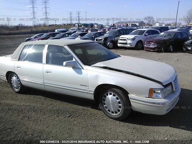 1G6KD54Y4XU793402 - 1999 CADILLAC DEVILLE WHITE photo 1