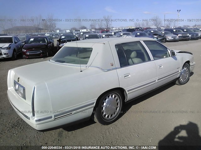 1G6KD54Y4XU793402 - 1999 CADILLAC DEVILLE WHITE photo 4