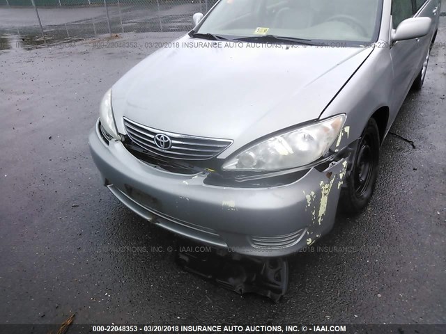 4T1BE30K36U686397 - 2006 TOYOTA CAMRY LE/XLE/SE ვერცხლისფერი ფოტო 6