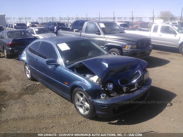 WBABM334XYJN85315 - 2000 BMW 323 CI BLUE photo 1