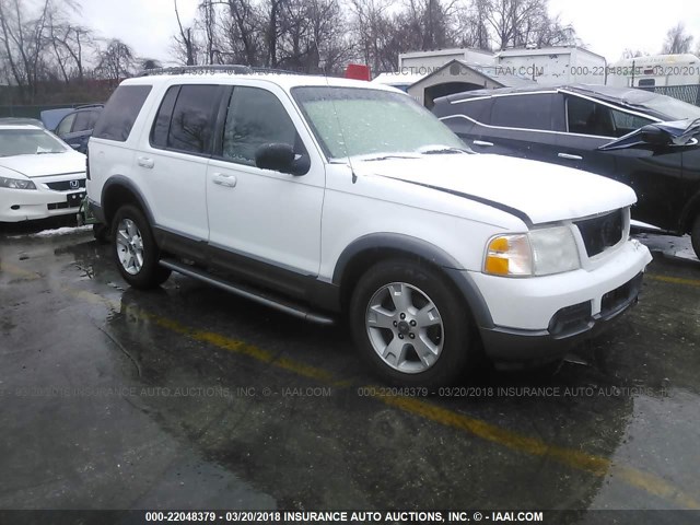 1FMDU73K93UA74439 - 2003 FORD EXPLORER XLT/XLT SPORT/NBX WHITE photo 1