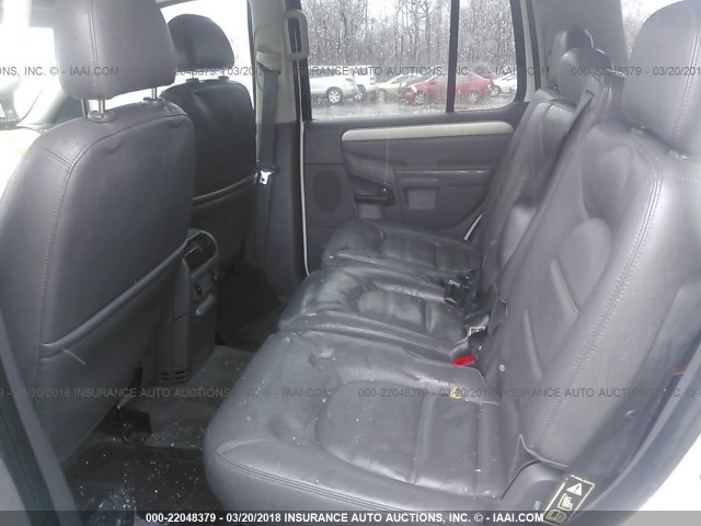 1FMDU73K93UA74439 - 2003 FORD EXPLORER XLT/XLT SPORT/NBX WHITE photo 8
