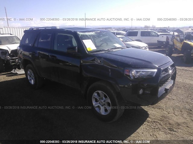 JTEBU5JR6H5451029 - 2017 TOYOTA 4RUNNER SR5 PREM/LTDL/TRAIL/TRD Czarny zdjęcie 1