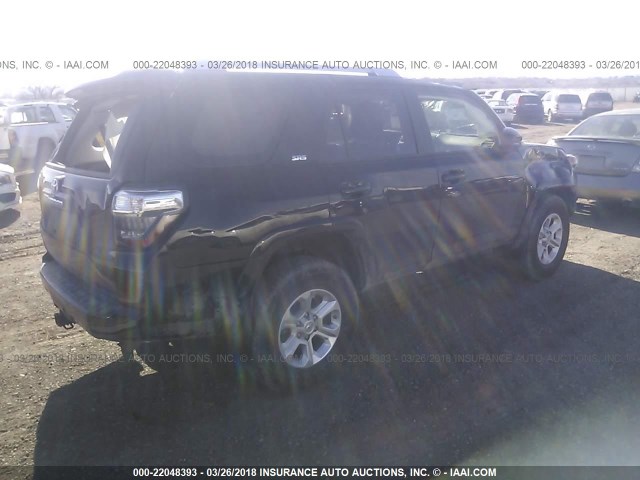 JTEBU5JR6H5451029 - 2017 TOYOTA 4RUNNER SR5 PREM/LTDL/TRAIL/TRD Czarny zdjęcie 4