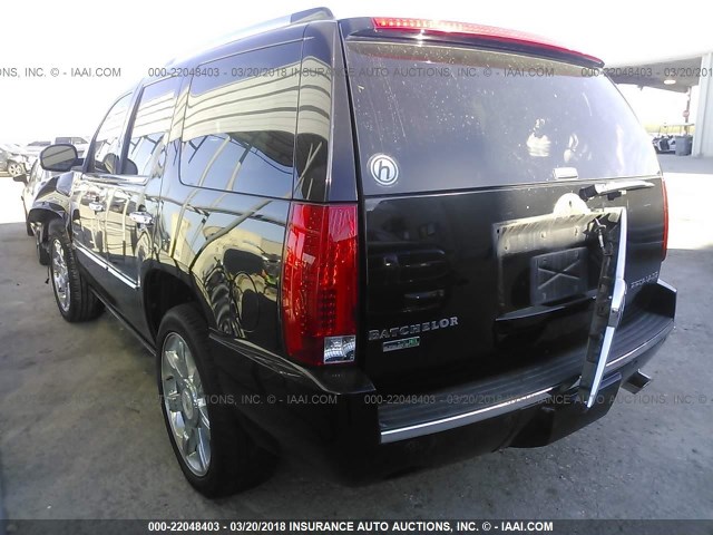 1GYUCCEF9AR263960 - 2010 CADILLAC ESCALADE PREMIUM BLACK photo 3