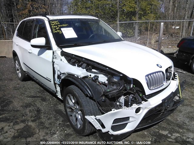 5UXZV4C57D0B20327 - 2013 BMW X5 XDRIVE35I WHITE photo 1