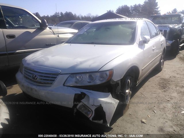 KMHFC46D97A203505 - 2007 HYUNDAI AZERA GLS WHITE photo 6