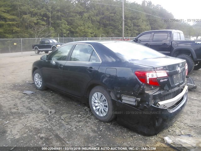 4T1BF1FK2EU800008 - 2014 TOYOTA CAMRY L/SE/LE/XLE BLACK photo 3