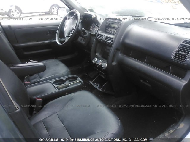 SHSRD78945U309706 - 2005 HONDA CR-V SE/EX GRAY photo 5