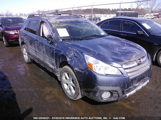 4S4BRBJC3D3216363 - 2013 SUBARU OUTBACK 2.5I LIMITED BLUE photo 1