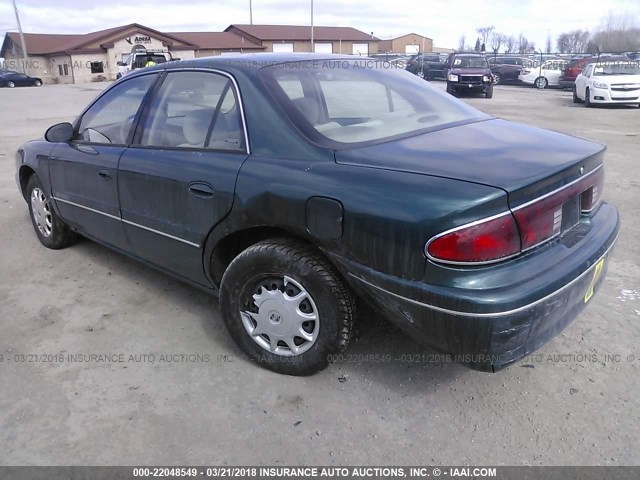 2G4WS52M1W1582779 - 1998 BUICK CENTURY CUSTOM GREEN photo 3