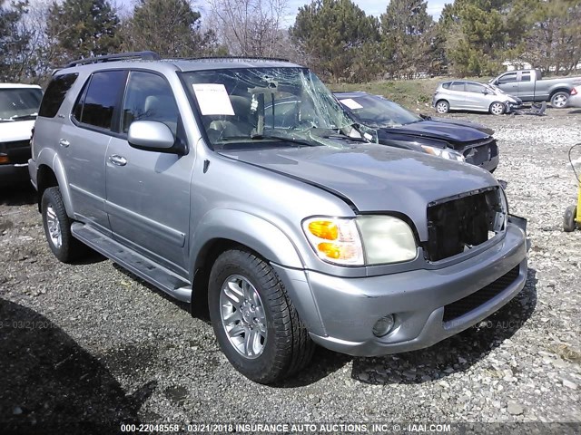 5TDBT48A73S161791 - 2003 TOYOTA SEQUOIA LIMITED SILVER photo 1