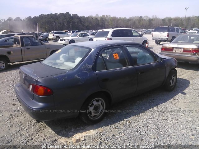 1NXBR12E4YZ315428 - 2000 TOYOTA COROLLA VE/CE/LE 蓝色 照片 4
