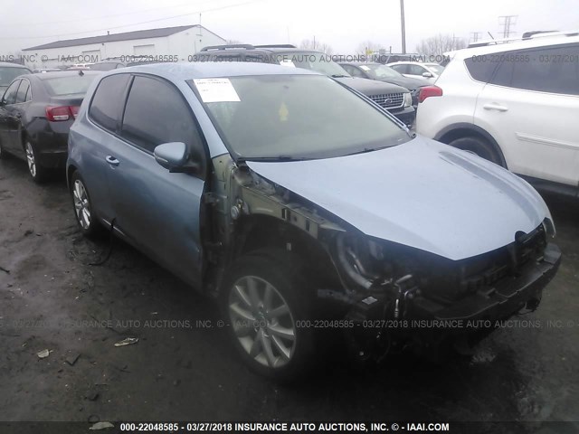 WVWBA7AJ6BW098800 - 2011 VOLKSWAGEN GOLF 蓝色 照片 1