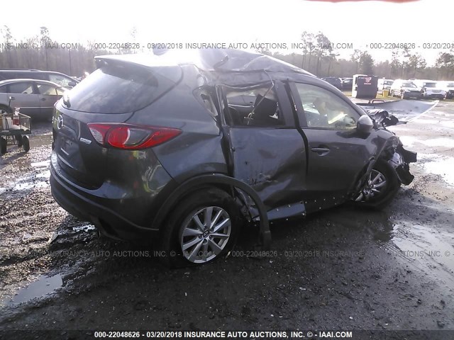 JM3KE4CY2F0451076 - 2015 MAZDA CX-5 TOURING GRAY photo 4