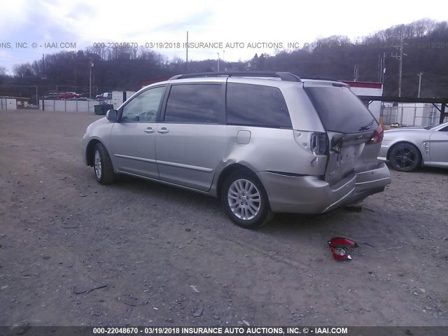 5TDYK4CC1AS343120 - 2010 TOYOTA SIENNA XLE/XLE LIMITED GRAY photo 3