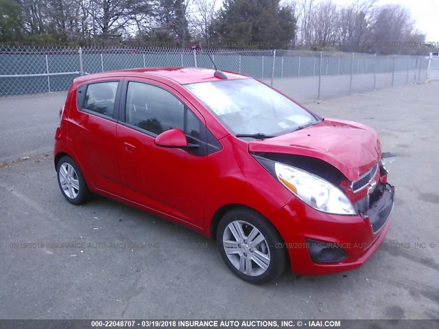 KL8CD6S97FC739320 - 2015 CHEVROLET SPARK 1LT RED photo 1