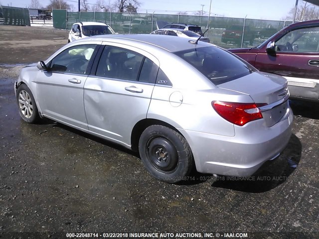 1C3CCBBB8CN180614 - 2012 CHRYSLER 200 TOURING SILVER photo 3