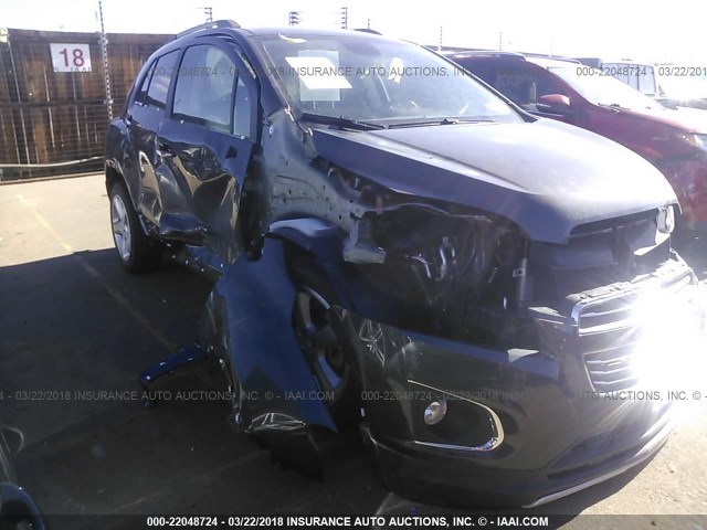 3GNCJRSB5GL265305 - 2016 CHEVROLET TRAX LTZ GRAY photo 6