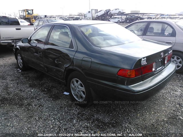 4T1BG22K6YU756916 - 2000 TOYOTA CAMRY CE/LE/XLE 绿色 照片 3