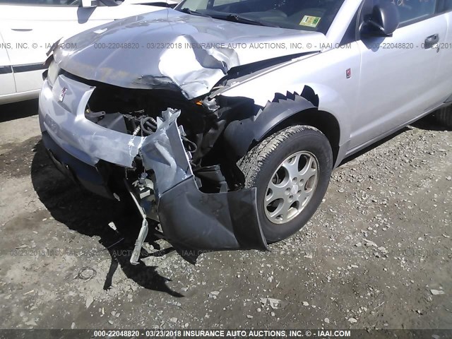 5GZCZ23DX4S849560 - 2004 SATURN VUE SILVER photo 6