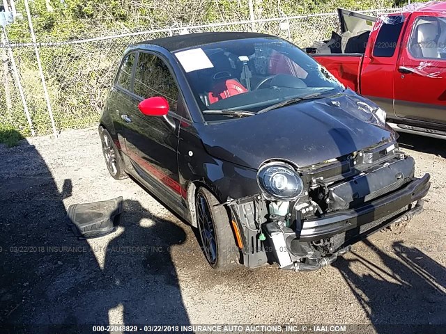 3C3CFFJH3FT756893 - 2015 FIAT 500 ABARTH GRAY photo 1