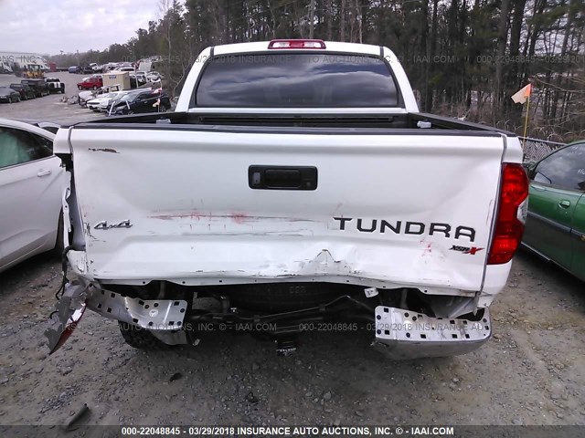 5TFDW5F14GX534634 - 2016 TOYOTA Tundra CREWMAX SR5/TRD PRO WHITE photo 6