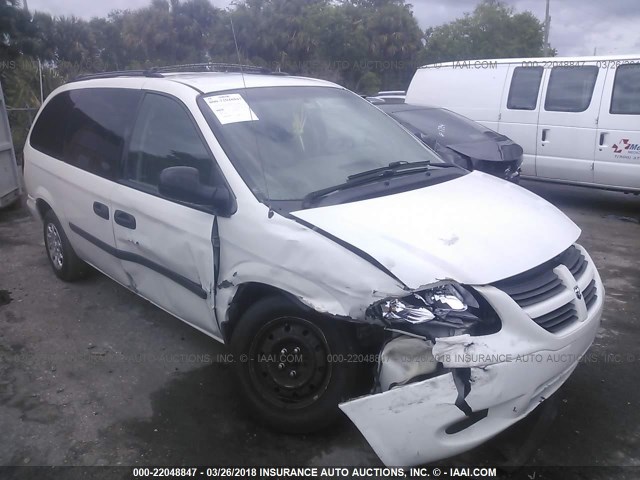 1D4GP24R96B624927 - 2006 DODGE GRAND CARAVAN SE WHITE photo 6