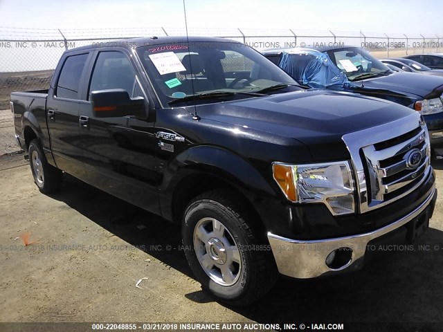 1FTEW1C84AFD17810 - 2010 FORD F150 SUPERCREW BLACK photo 1
