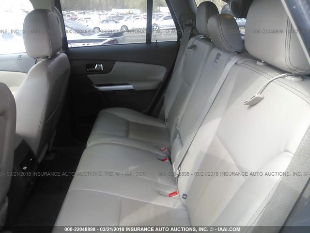 2FMDK3KC8DBC60893 - 2013 FORD EDGE LIMITED GRAY photo 8