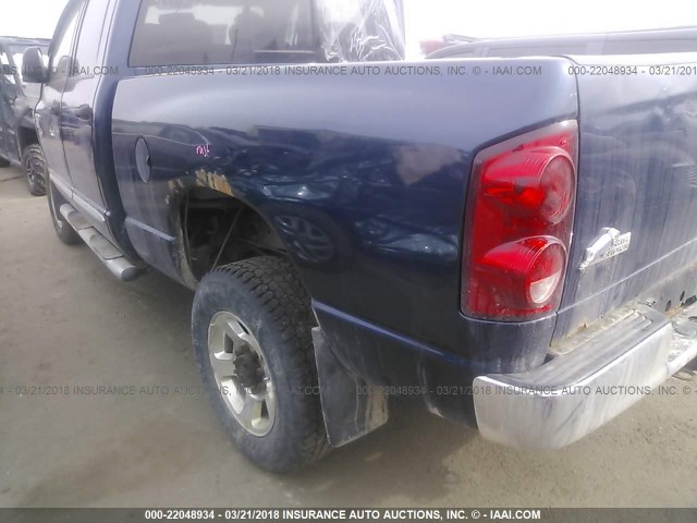 3D7KS28D28G156799 - 2008 DODGE RAM 2500 ST/SLT BLUE photo 3