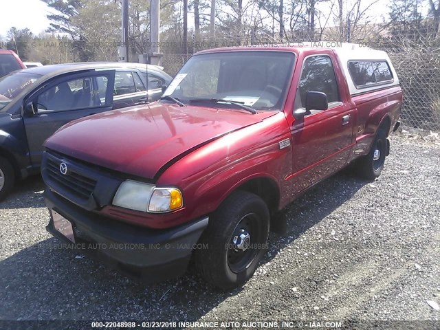 4F4YR12V1YTM35392 - 2000 MAZDA B3000 RED photo 2