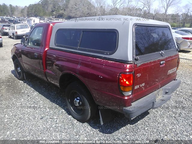 4F4YR12V1YTM35392 - 2000 MAZDA B3000 RED photo 3