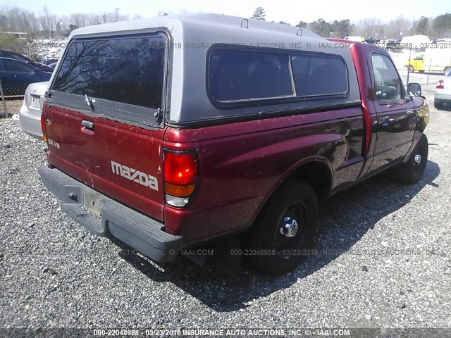 4F4YR12V1YTM35392 - 2000 MAZDA B3000 RED photo 4