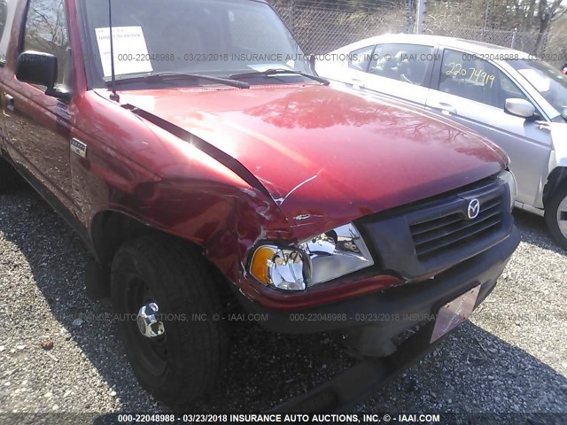 4F4YR12V1YTM35392 - 2000 MAZDA B3000 RED photo 6