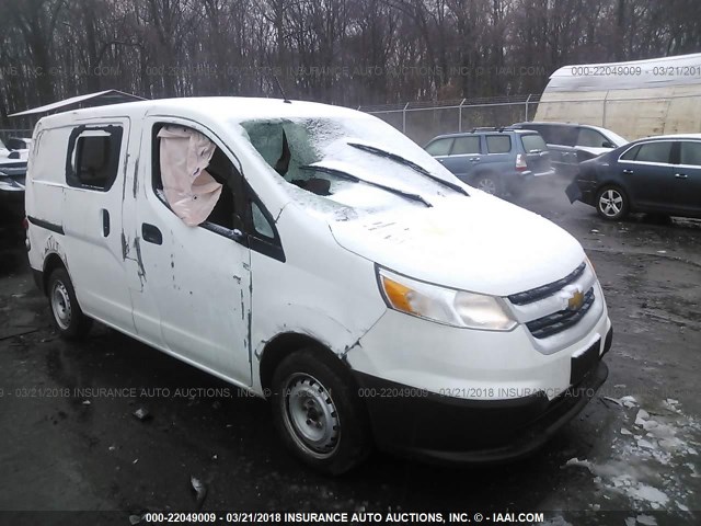 3N63M0YN2FK721212 - 2015 CHEVROLET CITY EXPRESS LS WHITE photo 1